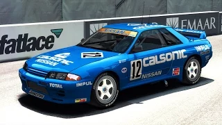 GRID Autosport: Calsonic R32 GT-R JTC (1990) - Sepang (Replay & Cockpit View) [60FPS]