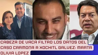 XOCHITL SE DA UN BALAZO EN EL PIE; LOS CARMONA TIENEN VINCULOS CON EL PAN, NO CON DELGADO