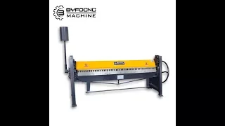 Manual folding machine, metal sheet bending machine by hand