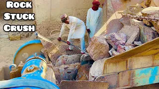 "Big Hard Rock Crushing and Stone Crushing Machines at Work: Power and Precision#stonecrusher #viral