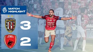 Highlights | Bali United FC VS PSM Makassar | Pekan 8