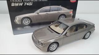 UNBOXING Kyosho 1/18 BMW 745i 7 Series E65 4K