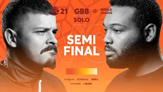 Colaps 🇫🇷 vs King Inertia 🇺🇸 | GRAND BEATBOX BATTLE 2021: WORLD LEAGUE | Semi Finals