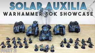 FORGE WORLD Horus Heresy Solar Auxilia Army Showcase Painted by Siege Studios