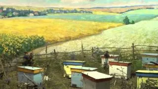 UKRAINE: Prokopovich Bee Museum: Apiary in Ukraine (Panorama)