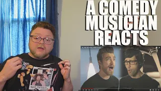 A Comedy Musician Reacts | My Hair Goes (original) by Rhett & Link [REACTION]