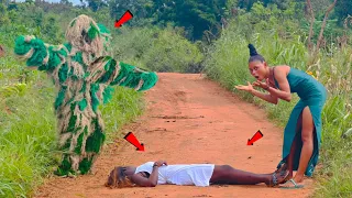 She Almost Collapsed From the SCARE! |Bushman Prank| Scaring People!