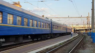 🇺🇦 "Прикарпаття / Стефанія Експрес" ЧС8-021 з поїздом D 43 Київ - Івано-Франківськ