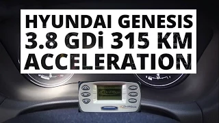 Hyundai Genesis 3.8 V6 GDi 315 hp (AT) - acceleration 0-100 km/h