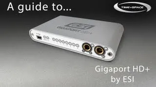 ESI Gigaport HD+ USB Audio Interface for Digital DJs