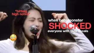 when babymonster shocked everyone with their vocals