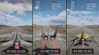 0 kmh to Mach 1   Mig 29 vs MIG 23ML vs MIG 21bis in War Thunder Apex Predators