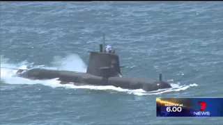 Collins-class submarine, near Sydney