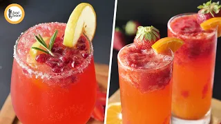 2 Strawberry Drinks with 7up - Recipes by Food Fusion (Ramzan Special)
