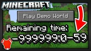 BREAKING the MINECRAFT "DEMO" MODE?!