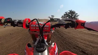 Back after 8 weeks + First ride on 2022 CRF450R