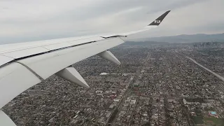 Fiji Airways Airbus A350 landing in Los Angeles | NAN-LAX