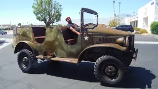 1941 Dodge Power Wagon Command Car on its first drive in 40 years FOR SALE.... $18,500