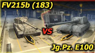 FV215b 183 VS Jg. Pz. E 100.  Какой танк круче?