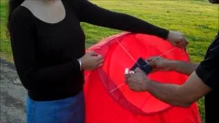 How to Light a Jumbo Heart Sky Lantern