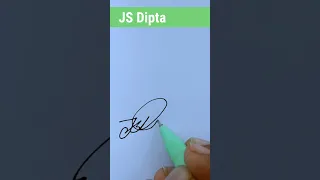 Signature style of my name d |Requested signature style of my name js dipta