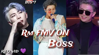 req vid💜Namjoon fmv on Boss 💜Rm Fmv on hindi song💜#btsedit #bts #rm #namjoon #btsrm #kimnamjoon 💜