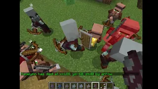 Villagers V.S. Pillagers War Minecraft Mod