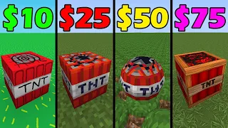 tnt for 5$ vs 10$ vs 25$ vs 50$ vs 75$ vs 100$