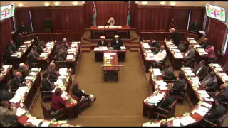 Fijian Minister for Local Government, Hon. Parveen Bala respond to question.