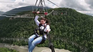 SkyPark Sochi, мой третий полёт на zipline😝. Без цензуры