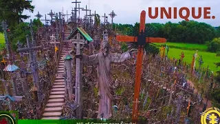 Hill of Crosses near Šiauliai | Lithuania by drone