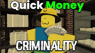 How to make money fast and easy in criminality | Roblox