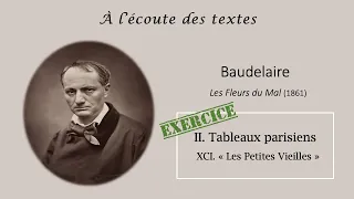 EXERCICE : "e" ordinairement muets dans "Les Petites Vieilles" de BAUDELAIRE