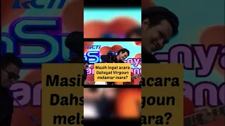 Saat Virgoun melamar inara di acara dahsyat "bruno mars marry you" #viral