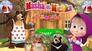 Masha and the Bear Pizzeria 🐻 👧 Pizza Game