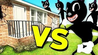 CARTOON CAT vs DESTRUCTIBLE HOUSE (Gmod Sandbox) Nextbot Army