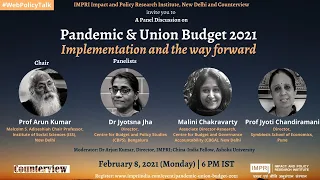 IMPRI Panel Discussion on Pandemic and Budget Implementation and Way Forward