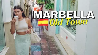 Marbella Old Town City Walking Tour ☀️ Summer Costa del Sol Spain 4K