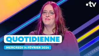 Emission Quotidienne du Mercredi 14 Février 2024 - Questions pour un Champion