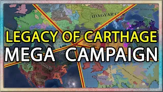 Legacy of Carthage - A Mega Campaign Timelapse - Imperator to CK3 to EU4 to Vic2 to HOI4 - AI only