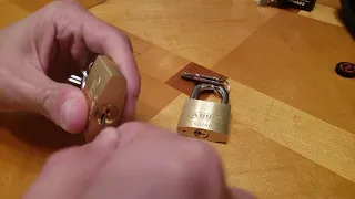 2x abus 55/40 picked in 30 seconds (comb pick)