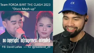 THE CLASH 2023: Team FORDA BIRIT "Disco Mashup" - SINGER HONEST REACTION