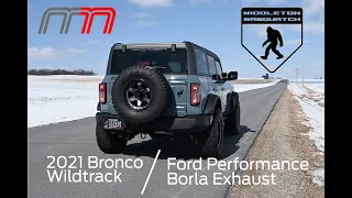 Borla Exhaust 2021 2022 Bronco High Quality Audio