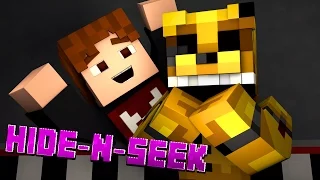 Minecraft FNAF HIDE N SEEK w/ GOLDEN FREDDY! #4 (Roleplay Minigame)