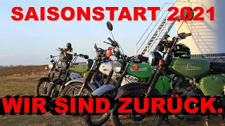 SAISONSTART 2021 mit SPONTANER CORONA AUSFAHRT! | [G.I.N] [Simson Crew]