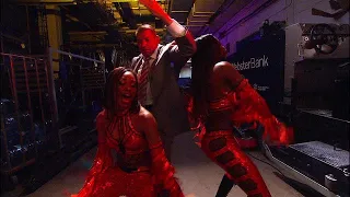 WWE Monday Night RAW 06/11/2012 - Mr. McMahon gets down with Cameron & Naomi