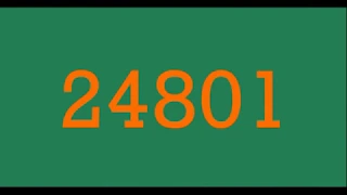 Numbers 0 - 99243 with Transitions