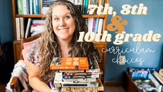 7th, 8th, and 10th grade homeschool curriculum choices for 2023-2024 | middle and high school