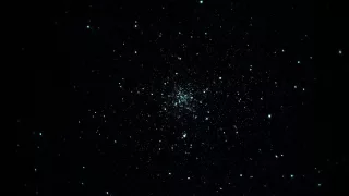 M56 Globular Cluster via White Phosphor Night Vision in Real Time