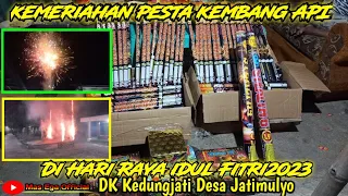 keren‼️sangat meriah pesta kembang Api di Hari Raya Idul Fitri 2023